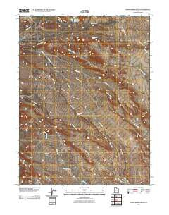 Poison Spring Bench Utah Historical topographic map, 1:24000 scale, 7.5 X 7.5 Minute, Year 2011
