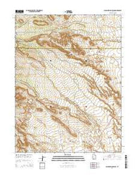 Poison Spring Bench Utah Current topographic map, 1:24000 scale, 7.5 X 7.5 Minute, Year 2014