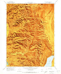 Pokes Point Utah Historical topographic map, 1:24000 scale, 7.5 X 7.5 Minute, Year 1968