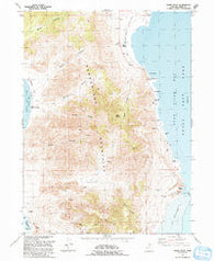 Pokes Point Utah Historical topographic map, 1:24000 scale, 7.5 X 7.5 Minute, Year 1991