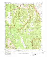 Polar Mesa Utah Historical topographic map, 1:62500 scale, 15 X 15 Minute, Year 1954