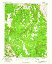 Polar Mesa Utah Historical topographic map, 1:62500 scale, 15 X 15 Minute, Year 1954