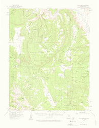 Polar Mesa Utah Historical topographic map, 1:62500 scale, 15 X 15 Minute, Year 1954