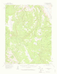 Polar Mesa Utah Historical topographic map, 1:62500 scale, 15 X 15 Minute, Year 1954