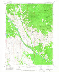 Pole Creek Cave Utah Historical topographic map, 1:24000 scale, 7.5 X 7.5 Minute, Year 1965