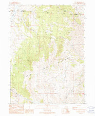 Pole Creek Utah Historical topographic map, 1:24000 scale, 7.5 X 7.5 Minute, Year 1990