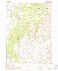 Pole Creek Utah Historical topographic map, 1:24000 scale, 7.5 X 7.5 Minute, Year 1990