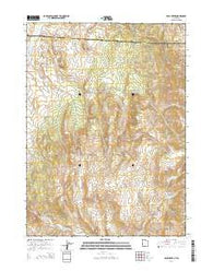 Pole Creek Utah Current topographic map, 1:24000 scale, 7.5 X 7.5 Minute, Year 2014