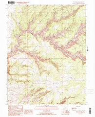 Pollys Pasture Utah Historical topographic map, 1:24000 scale, 7.5 X 7.5 Minute, Year 1989