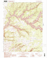 Pollys Pasture Utah Historical topographic map, 1:24000 scale, 7.5 X 7.5 Minute, Year 1989
