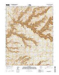 Pollys Pasture Utah Current topographic map, 1:24000 scale, 7.5 X 7.5 Minute, Year 2014