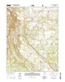 Pollywog Lake Utah Current topographic map, 1:24000 scale, 7.5 X 7.5 Minute, Year 2014