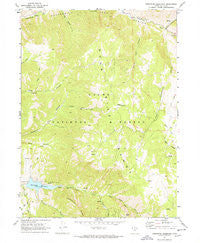 Porcupine Reservoir Utah Historical topographic map, 1:24000 scale, 7.5 X 7.5 Minute, Year 1969
