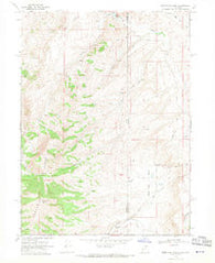 Porcupine Ridge Utah Historical topographic map, 1:24000 scale, 7.5 X 7.5 Minute, Year 1968