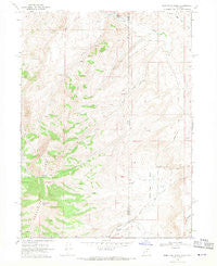 Porcupine Ridge Utah Historical topographic map, 1:24000 scale, 7.5 X 7.5 Minute, Year 1968