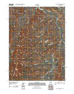 Porcupine Ridge Utah Historical topographic map, 1:24000 scale, 7.5 X 7.5 Minute, Year 2010