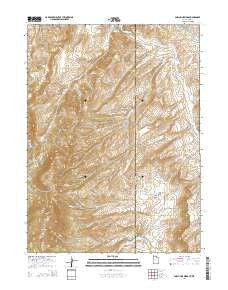 Porcupine Ridge Utah Current topographic map, 1:24000 scale, 7.5 X 7.5 Minute, Year 2014