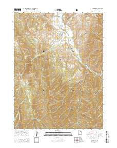 Porterville Utah Current topographic map, 1:24000 scale, 7.5 X 7.5 Minute, Year 2014