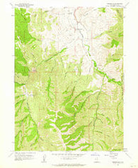 Porterville Utah Historical topographic map, 1:24000 scale, 7.5 X 7.5 Minute, Year 1961