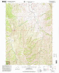 Porterville Utah Historical topographic map, 1:24000 scale, 7.5 X 7.5 Minute, Year 1998
