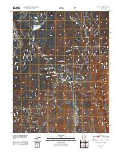 Posy Lake Utah Historical topographic map, 1:24000 scale, 7.5 X 7.5 Minute, Year 2011