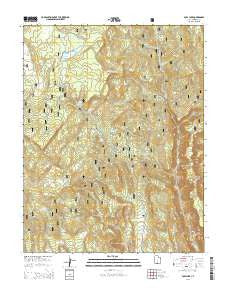 Posy Lake Utah Current topographic map, 1:24000 scale, 7.5 X 7.5 Minute, Year 2014