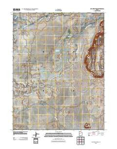 Pot Mountain Utah Historical topographic map, 1:24000 scale, 7.5 X 7.5 Minute, Year 2010