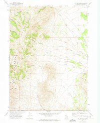 Potters Creek Utah Historical topographic map, 1:24000 scale, 7.5 X 7.5 Minute, Year 1971