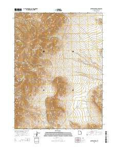 Potters Creek Utah Current topographic map, 1:24000 scale, 7.5 X 7.5 Minute, Year 2014