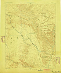 Price River Utah Historical topographic map, 1:250000 scale, 1 X 1 Degree, Year 1886