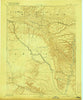 Price River Utah Historical topographic map, 1:250000 scale, 1 X 1 Degree, Year 1886