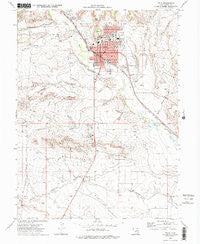 Price Utah Historical topographic map, 1:24000 scale, 7.5 X 7.5 Minute, Year 1972