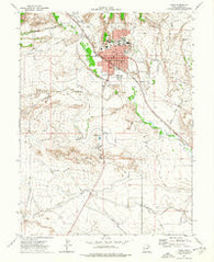 Price Utah Historical topographic map, 1:24000 scale, 7.5 X 7.5 Minute, Year 1972