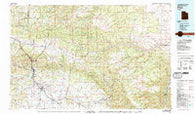 Price Utah Historical topographic map, 1:100000 scale, 30 X 60 Minute, Year 1980