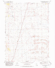 Prohibition Spring Utah Historical topographic map, 1:24000 scale, 7.5 X 7.5 Minute, Year 1991