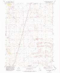 Prohibition Spring Utah Historical topographic map, 1:24000 scale, 7.5 X 7.5 Minute, Year 1991