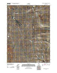 Prohibition Spring Utah Historical topographic map, 1:24000 scale, 7.5 X 7.5 Minute, Year 2011