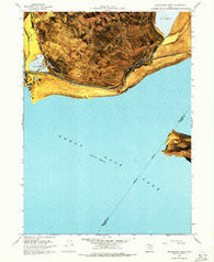 Promontory Point Utah Historical topographic map, 1:24000 scale, 7.5 X 7.5 Minute, Year 1968
