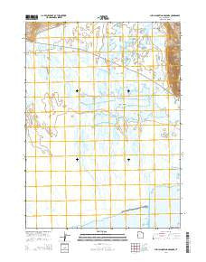 Public Shooting Grounds Utah Current topographic map, 1:24000 scale, 7.5 X 7.5 Minute, Year 2014