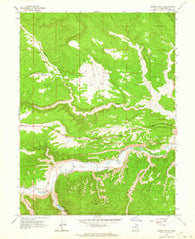 Rabbit Gulch Utah Historical topographic map, 1:24000 scale, 7.5 X 7.5 Minute, Year 1962