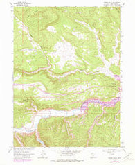 Rabbit Gulch Utah Historical topographic map, 1:24000 scale, 7.5 X 7.5 Minute, Year 1962