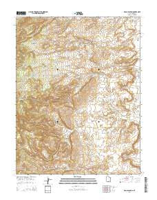 Raggy Canyon Utah Current topographic map, 1:24000 scale, 7.5 X 7.5 Minute, Year 2014