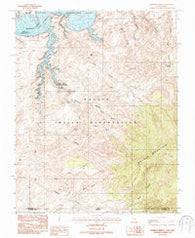 Rainbow Bridge Utah Historical topographic map, 1:24000 scale, 7.5 X 7.5 Minute, Year 1987