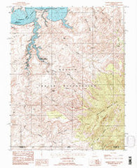 Rainbow Bridge Utah Historical topographic map, 1:24000 scale, 7.5 X 7.5 Minute, Year 1987
