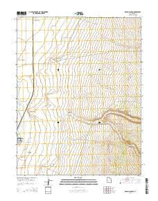 Ranch Canyon Utah Current topographic map, 1:24000 scale, 7.5 X 7.5 Minute, Year 2014