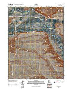 Randlett Utah Historical topographic map, 1:24000 scale, 7.5 X 7.5 Minute, Year 2011