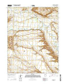 Randlett Utah Current topographic map, 1:24000 scale, 7.5 X 7.5 Minute, Year 2014