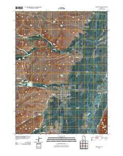 Randolph Utah Historical topographic map, 1:24000 scale, 7.5 X 7.5 Minute, Year 2011