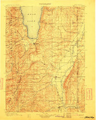 Randolph Utah Historical topographic map, 1:125000 scale, 30 X 30 Minute, Year 1912