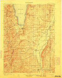 Randolph Utah Historical topographic map, 1:125000 scale, 30 X 30 Minute, Year 1912